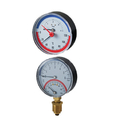 63mm Gas Manometer Thermometer 1/8&quot; Accuracy Class2.5 Two Using