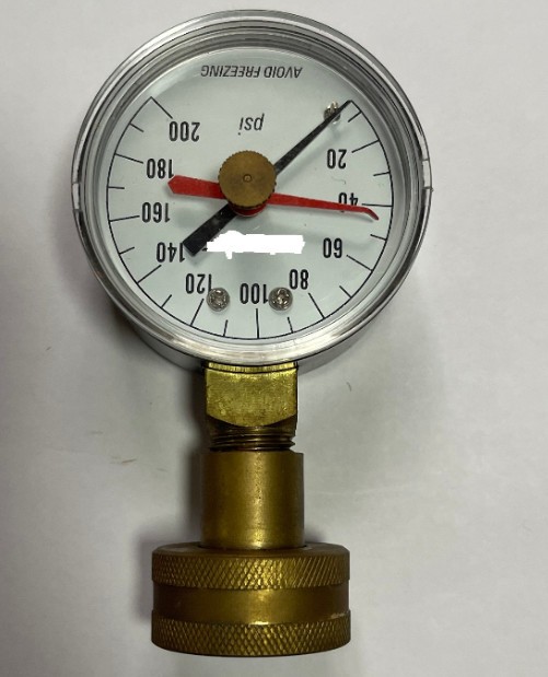 2 Inch 50mm Water Test Pressure Gauge 0-300 Psi 200psi 100psi