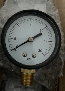 0-30 Psi Dry Pressure Gauge 1/4NPT For Pool  ABS Case