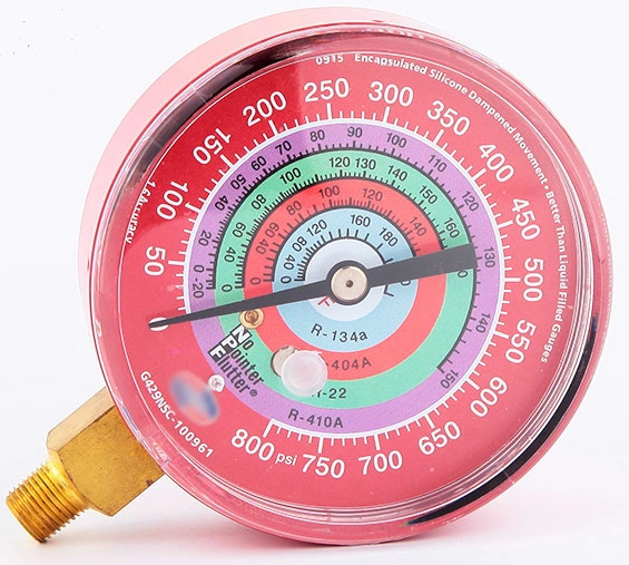3.15&quot; 80mm Inline Natural Gas Pressure Gauge Tester Manometer Instrument