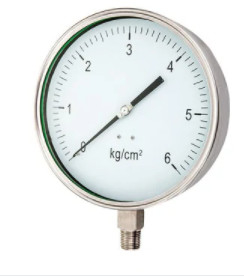 6&quot; 150mm All Stainless Steel Pressure Gauge Radial Connection BST Bottom